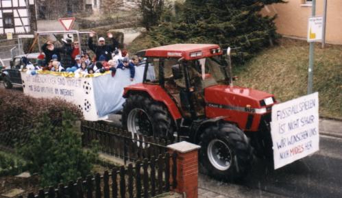 Unser Wagen 1 mit Landwirt Bommersheim